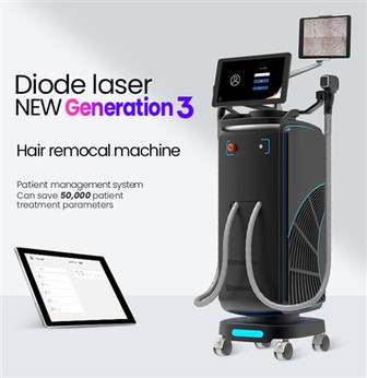 Peiriant tynnu gwallt laser deuod AI gyda system Android 12