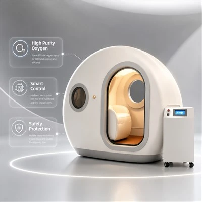 Siambr Ocsigen Hyperbarig Ysgafn Ar Gyfer Lles a Chyfleusterau Proffesiynol